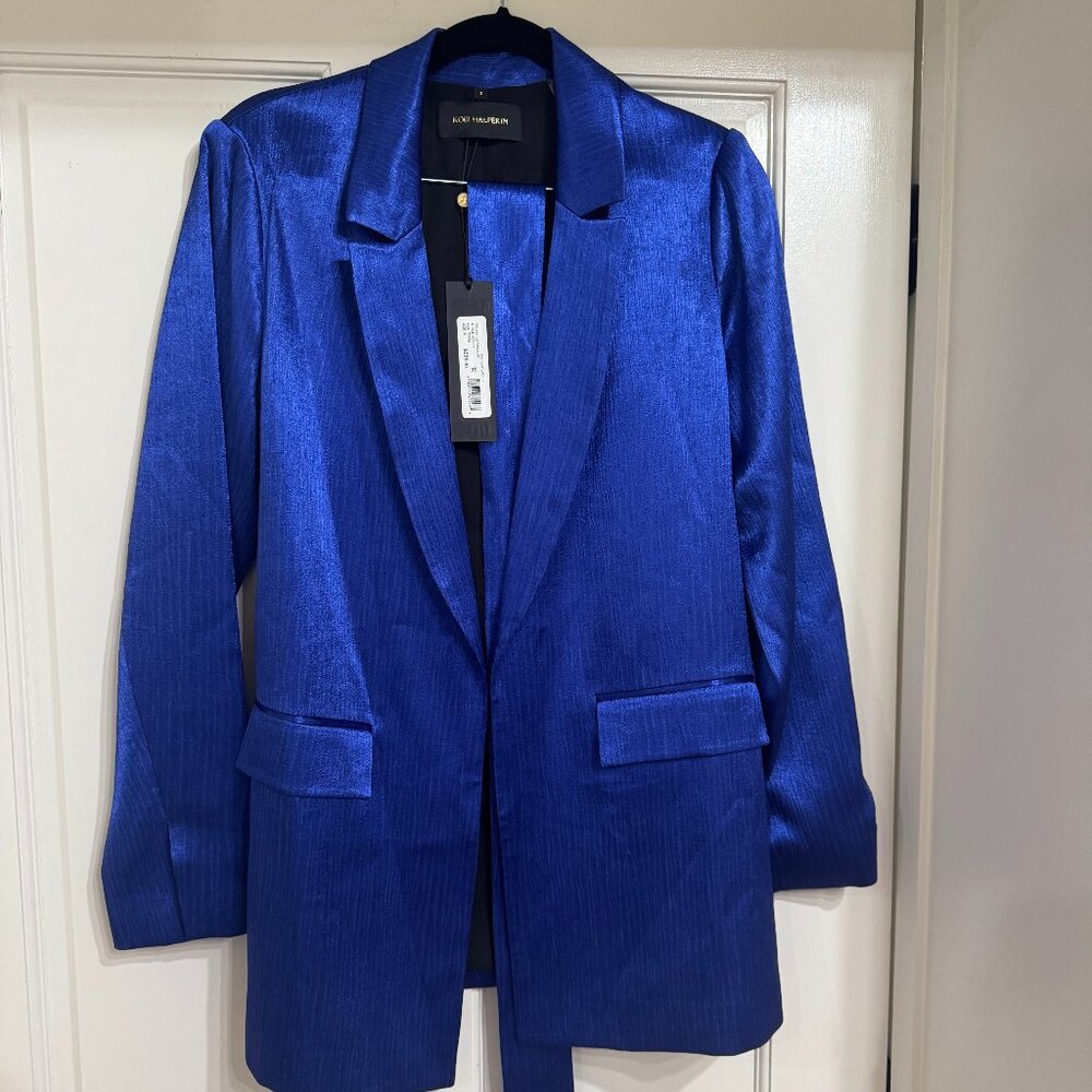 SALE New with Tags $595 Kobi Halperin Royal BlueJacket/Blazer with sz S